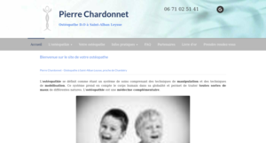 Pierre Chardonnet Ostéopathe Grenoble, 