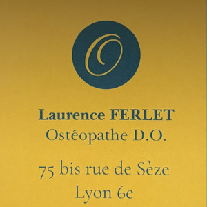 Laurence FERLET ostéopathe  Lyon, 